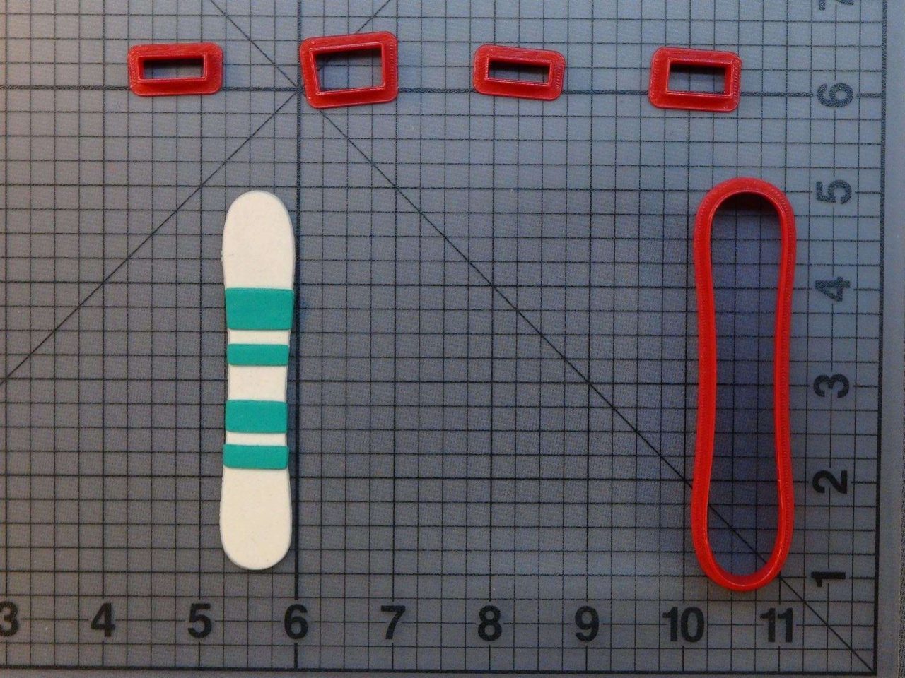 Snowboard 266-A614 Cookie Cutter Set