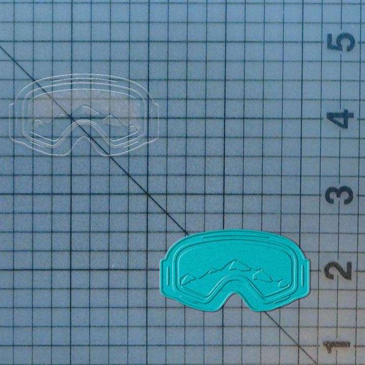 Snowboard Goggles 227-659 Cookie Cutter and Stamp