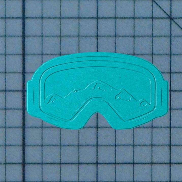 Snowboard Goggles 227-659 Cookie Cutter and Acrylic Stamp - Image 3