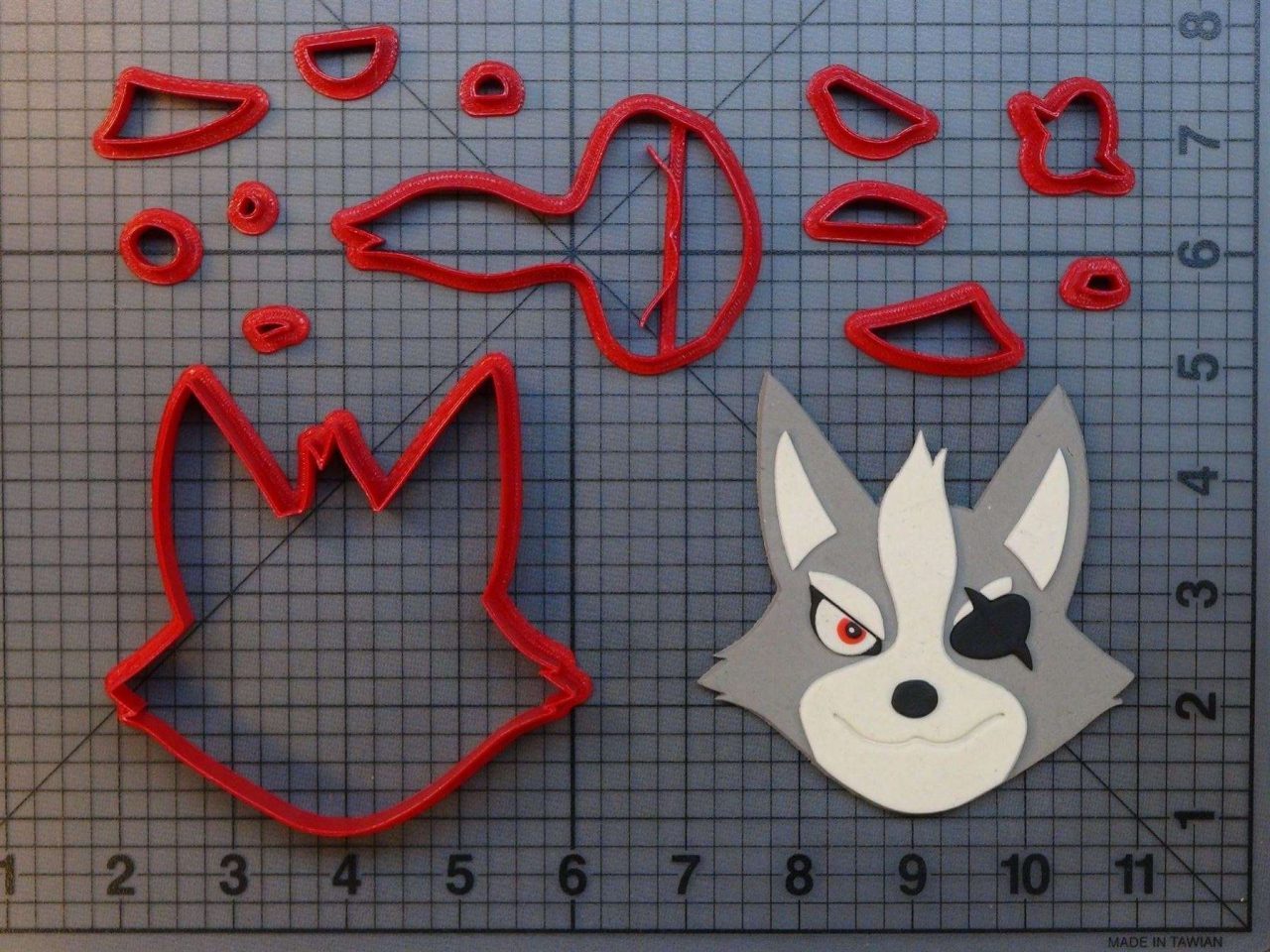 Star Fox - Wolf 266-A577 Cookie Cutter Set