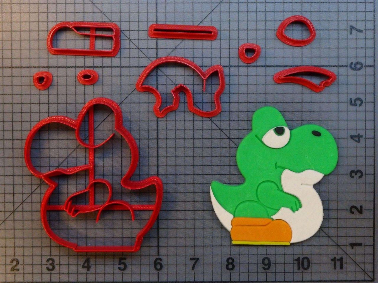 Super Mario - Baby Yoshi 266-A607 Cookie Cutter Set