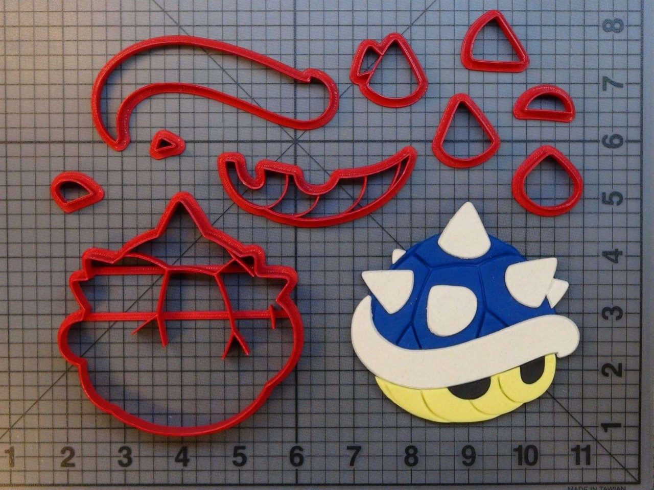 Super Mario - Blue Shell 266-A603 Cookie Cutter Set