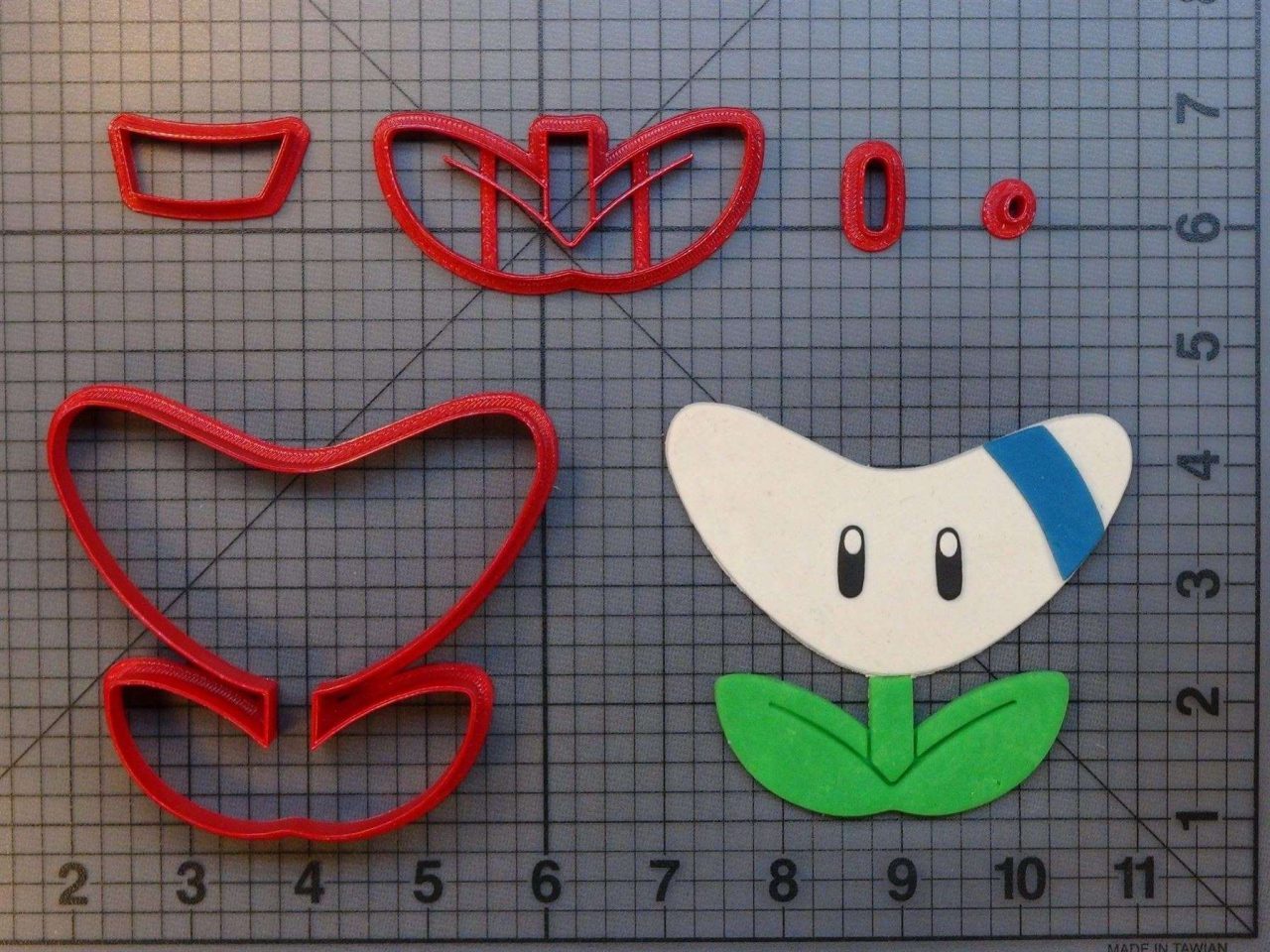 Super Mario - Boomerang Flower 266-A602 Cookie Cutter Set