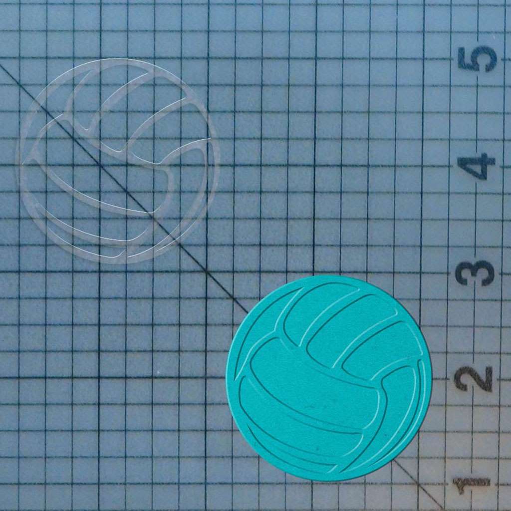 Volleyball 227-208 Cookie Cutter and Stamp