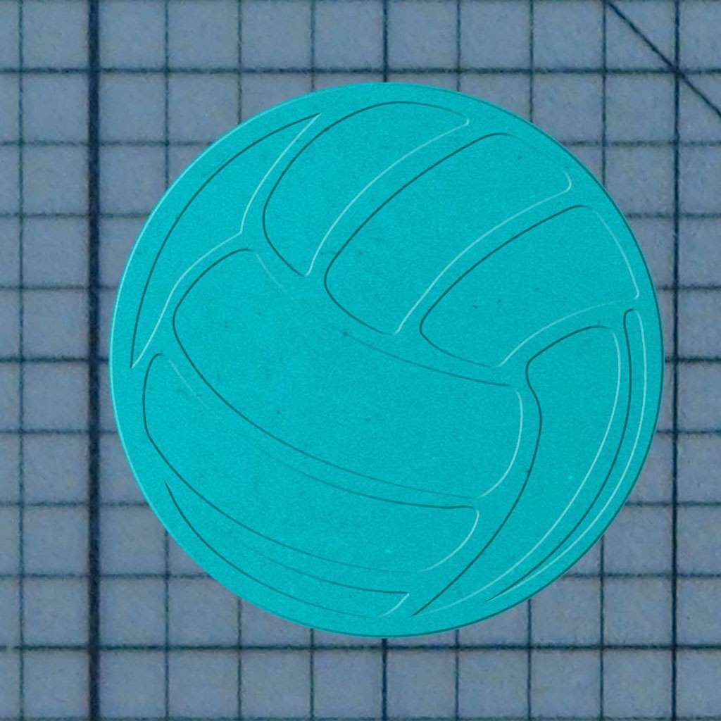 Volleyball 227-208 Cookie Cutter and Stamp