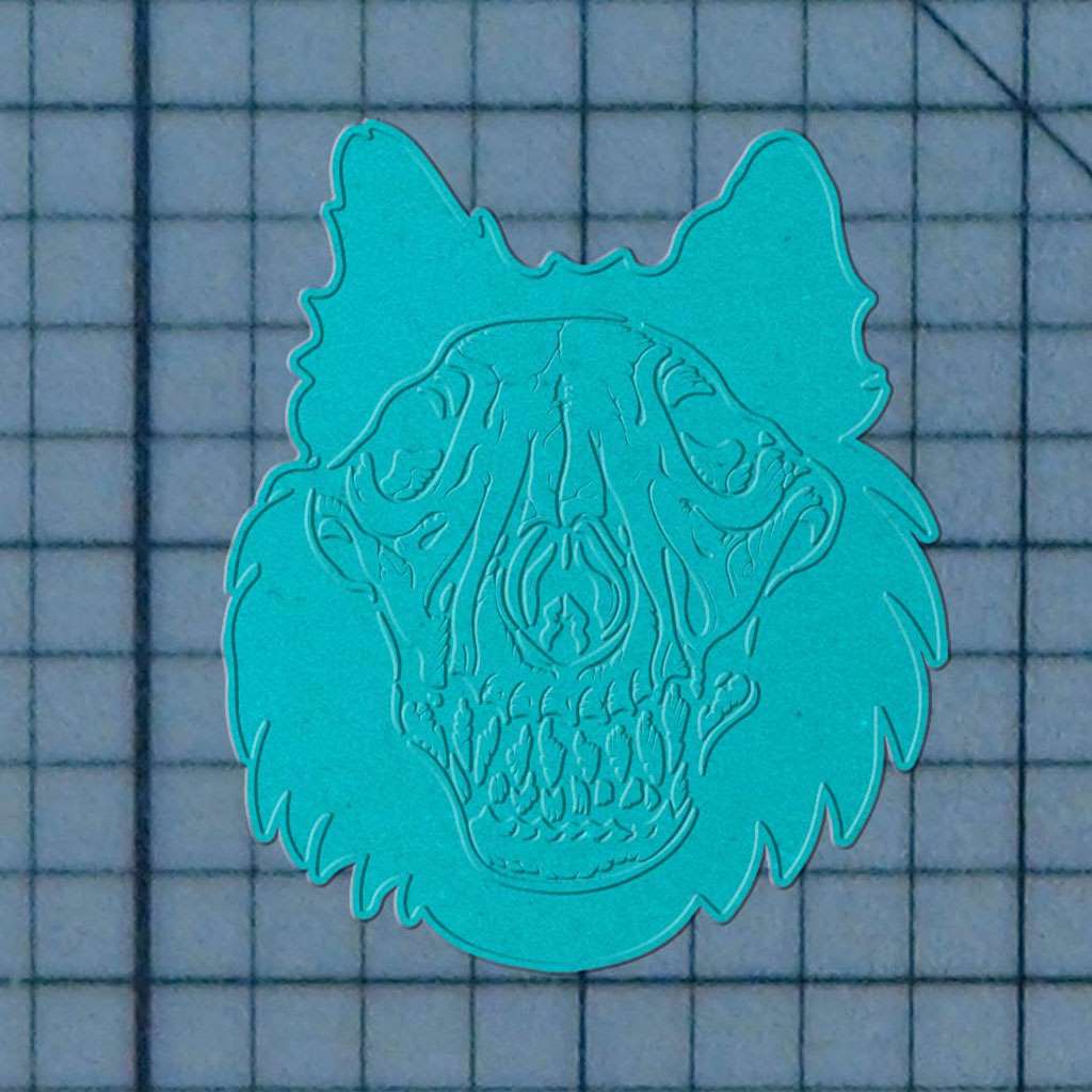Wolf Skull 227-698 Cookie Cutter and Stamp