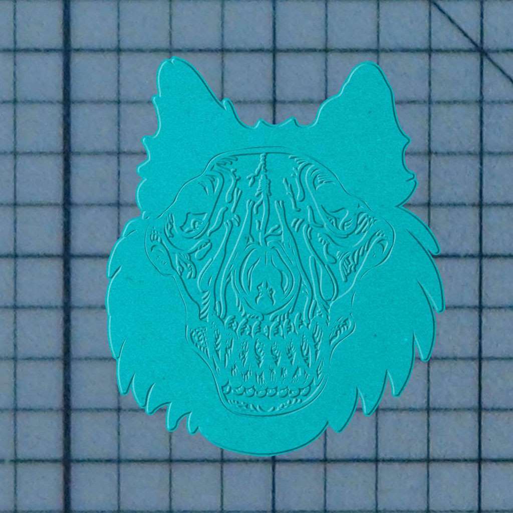 Wolf Skull 227-698 Cookie Cutter and Acrylic Stamp - Image 3