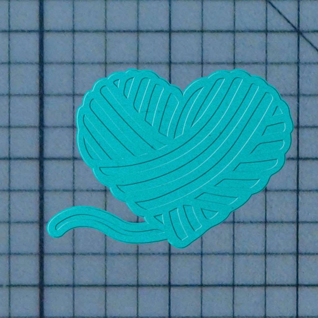 Yarn Heart 227-672 Cookie Cutter and Acrylic Stamp - Image 3