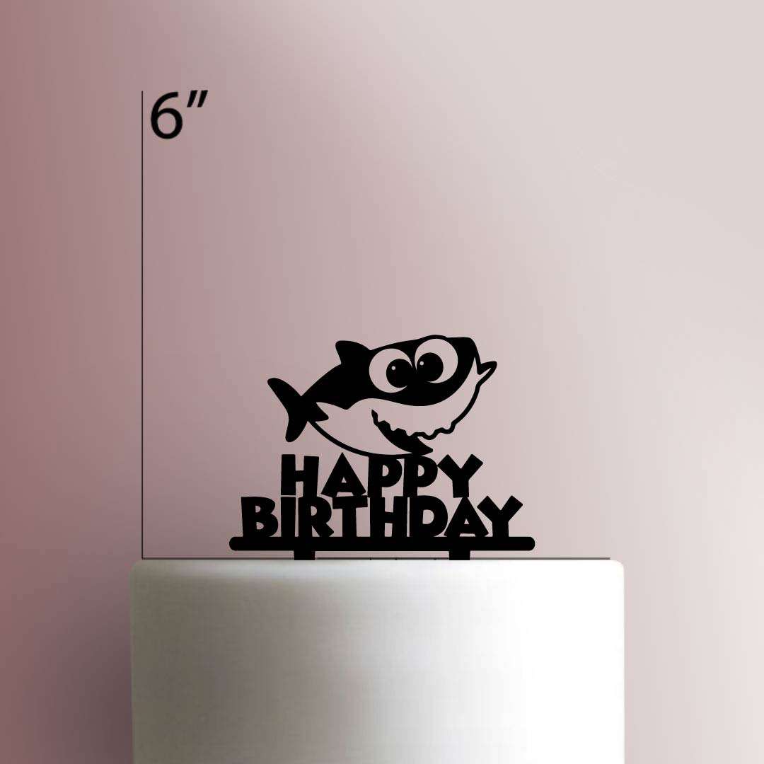 Baby Shark Happy Birthday 225-632 Cake Topper