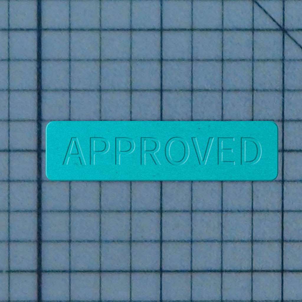 Approved 227-240 Cookie Cutter and Stamp