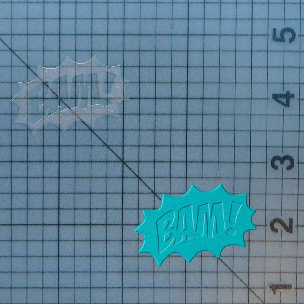 Bam Sign 227-134 Cookie Cutter and Acrylic Stamp - Image 2
