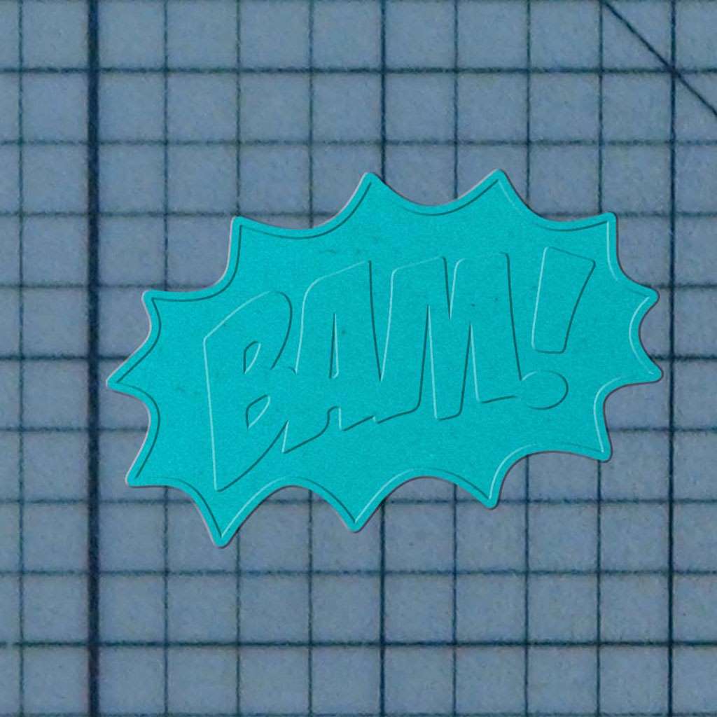 Bam Sign 227-134 Cookie Cutter and Acrylic Stamp - Image 3