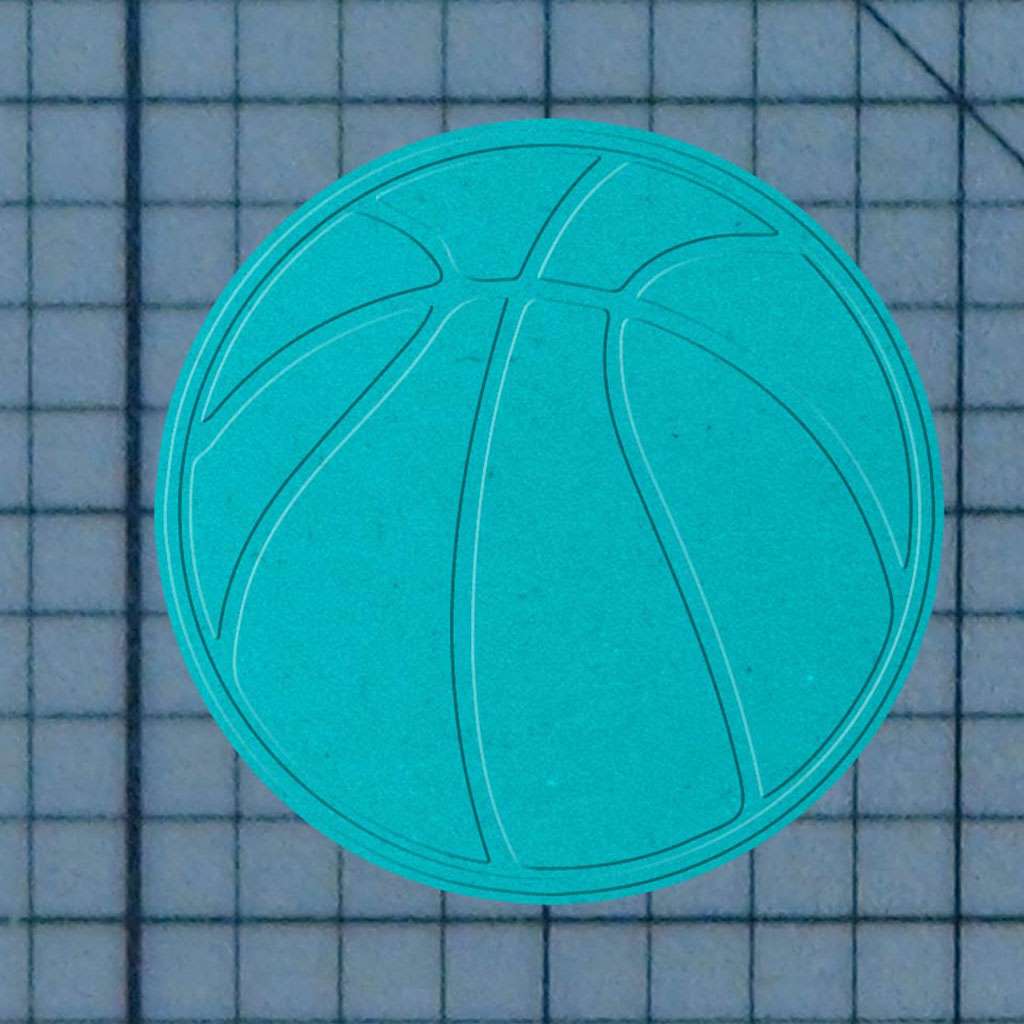 Basketball 227-225 Cookie Cutter and Stamp