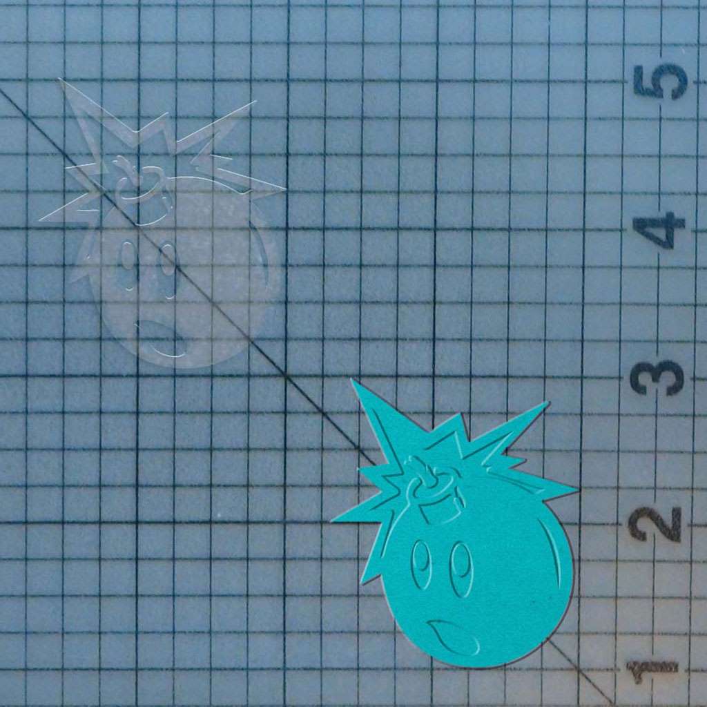 Bomb 227-254 Cookie Cutter and Acrylic Stamp - Image 4