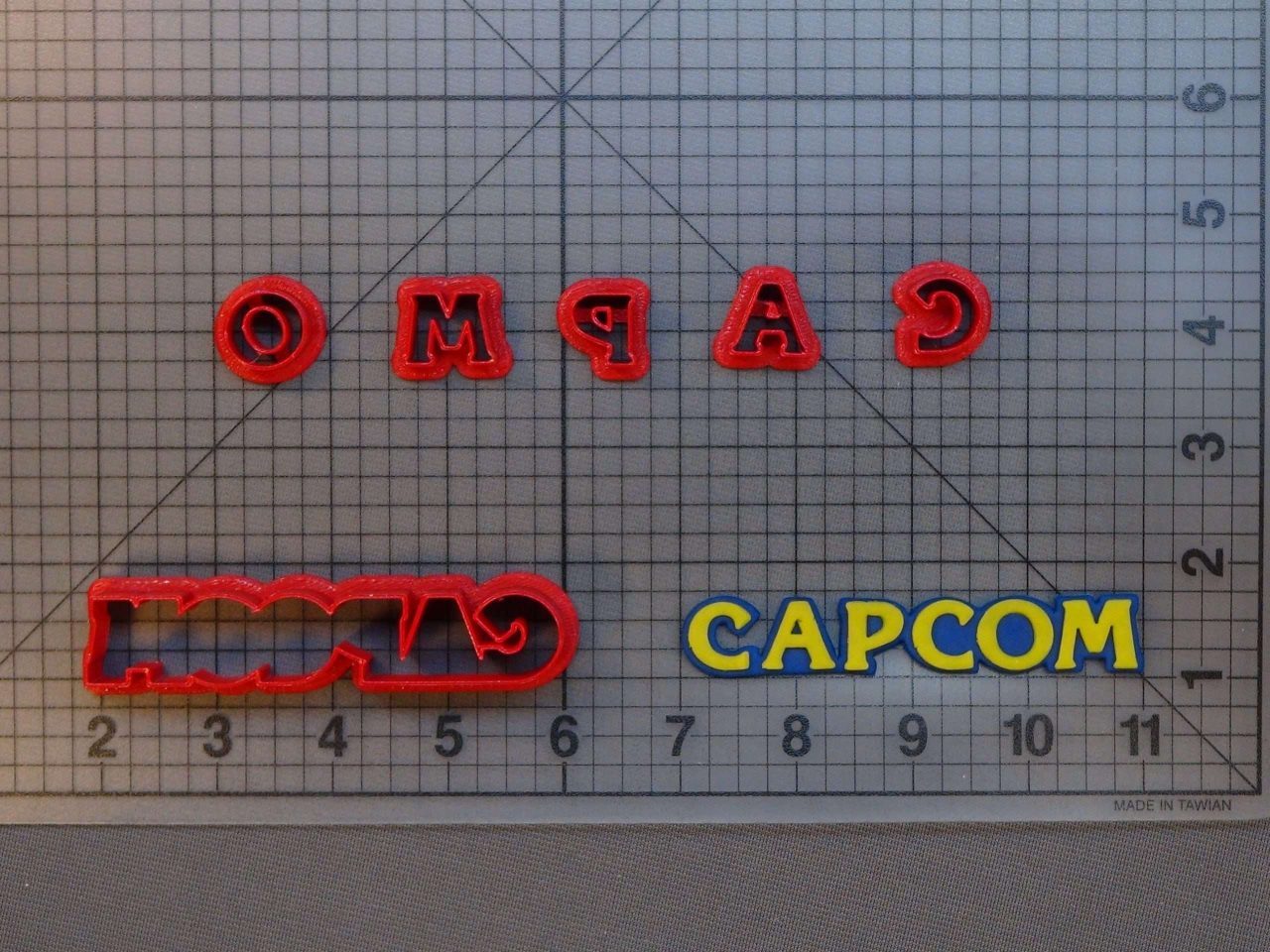 Capcom Logo 266-A779 Cookie Cutter Set
