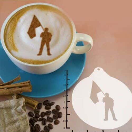 Color Guard 263-082 Latte Art Stencil