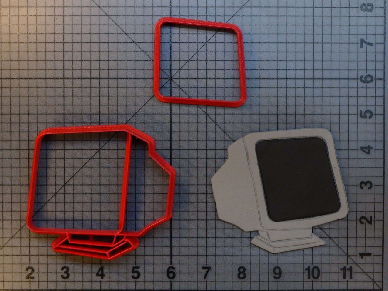 Computer Monitor 266-A857 Cookie Cutter Set