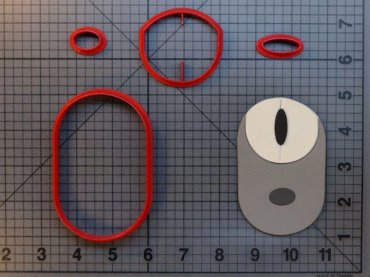 Computer Mouse 266-A856 Cookie Cutter Set