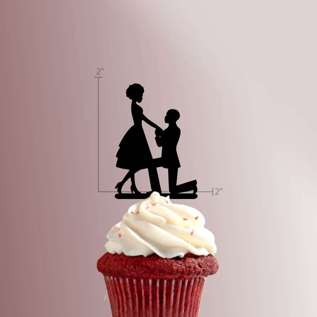 Engagement Proposal 228-045 Cupcake Topper