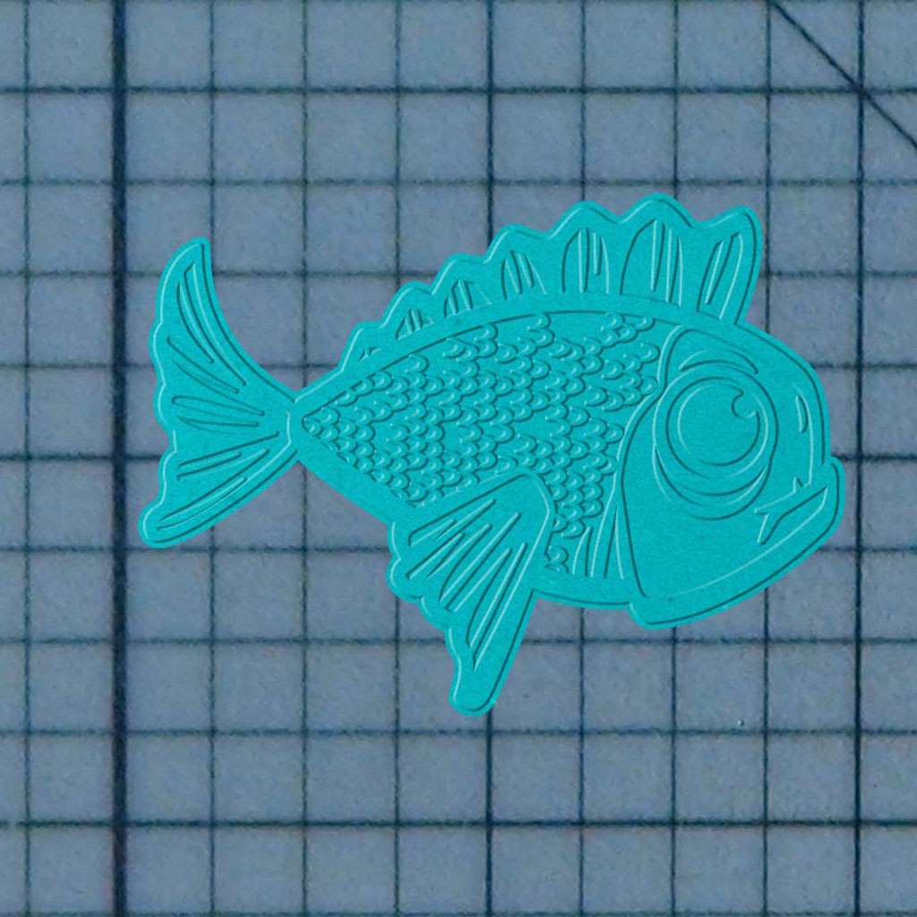 Fish 227-157 Cookie Cutter and Stamp