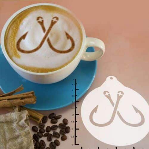 Fishhook 263-053 Latte Art Stencil