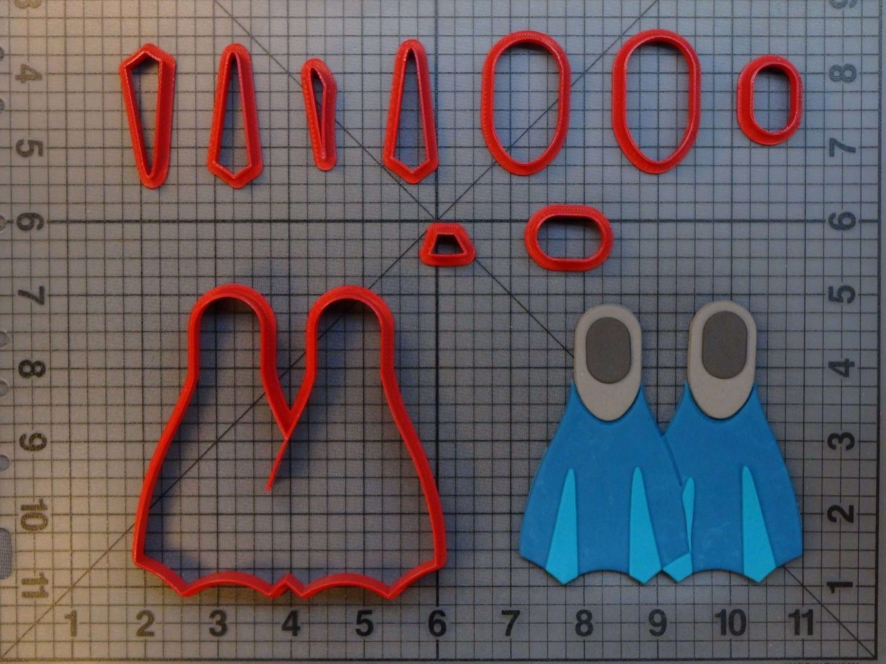 Flippers 266-A878 Cookie Cutter Set