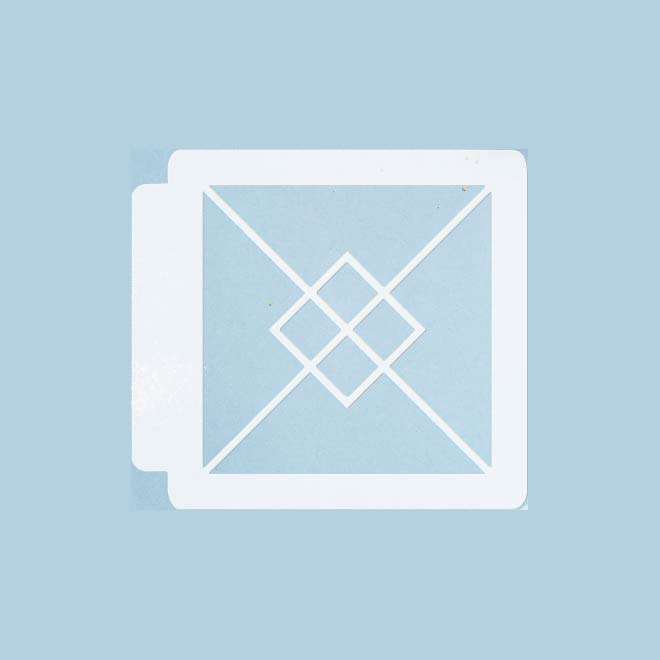 Geometric Square 783-A243 Stencil