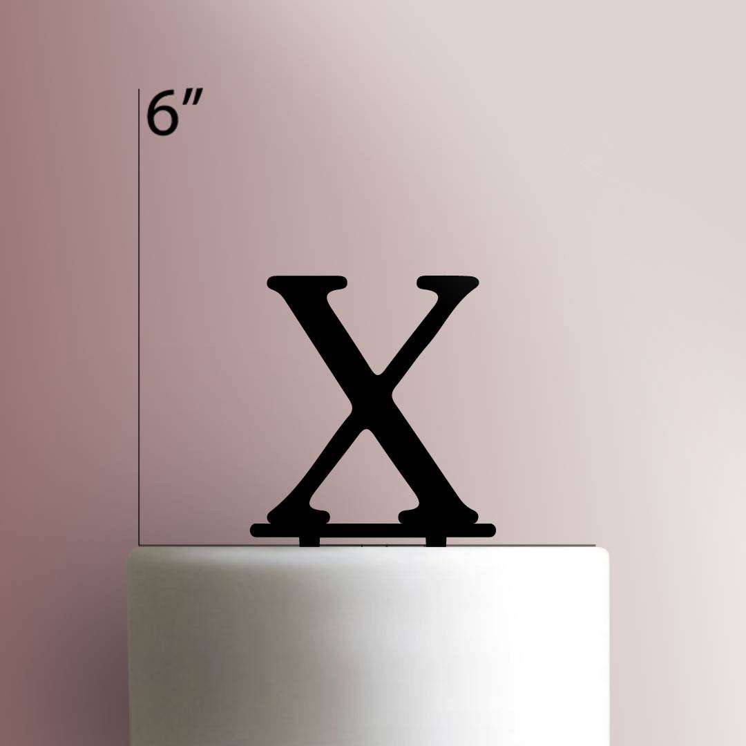 Greek Alphabet Chi 225-602 Cake Topper