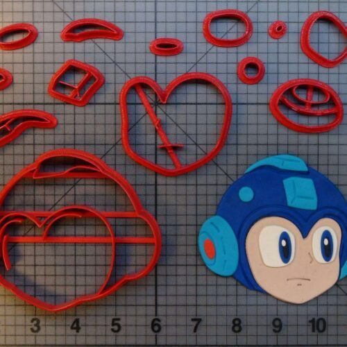 Mega Man 266-A578 Cookie Cutter Set