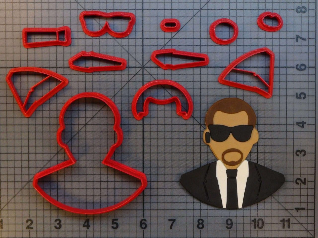 Men In Black 266-A739 Cookie Cutter Set