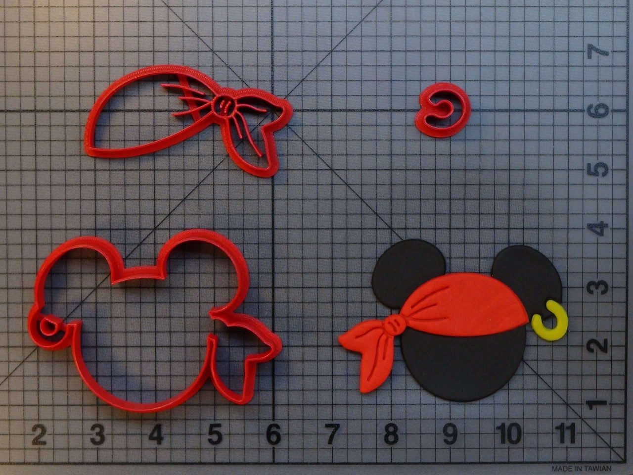 Mickey Mouse Pirate 266-A892 Cookie Cutter Set