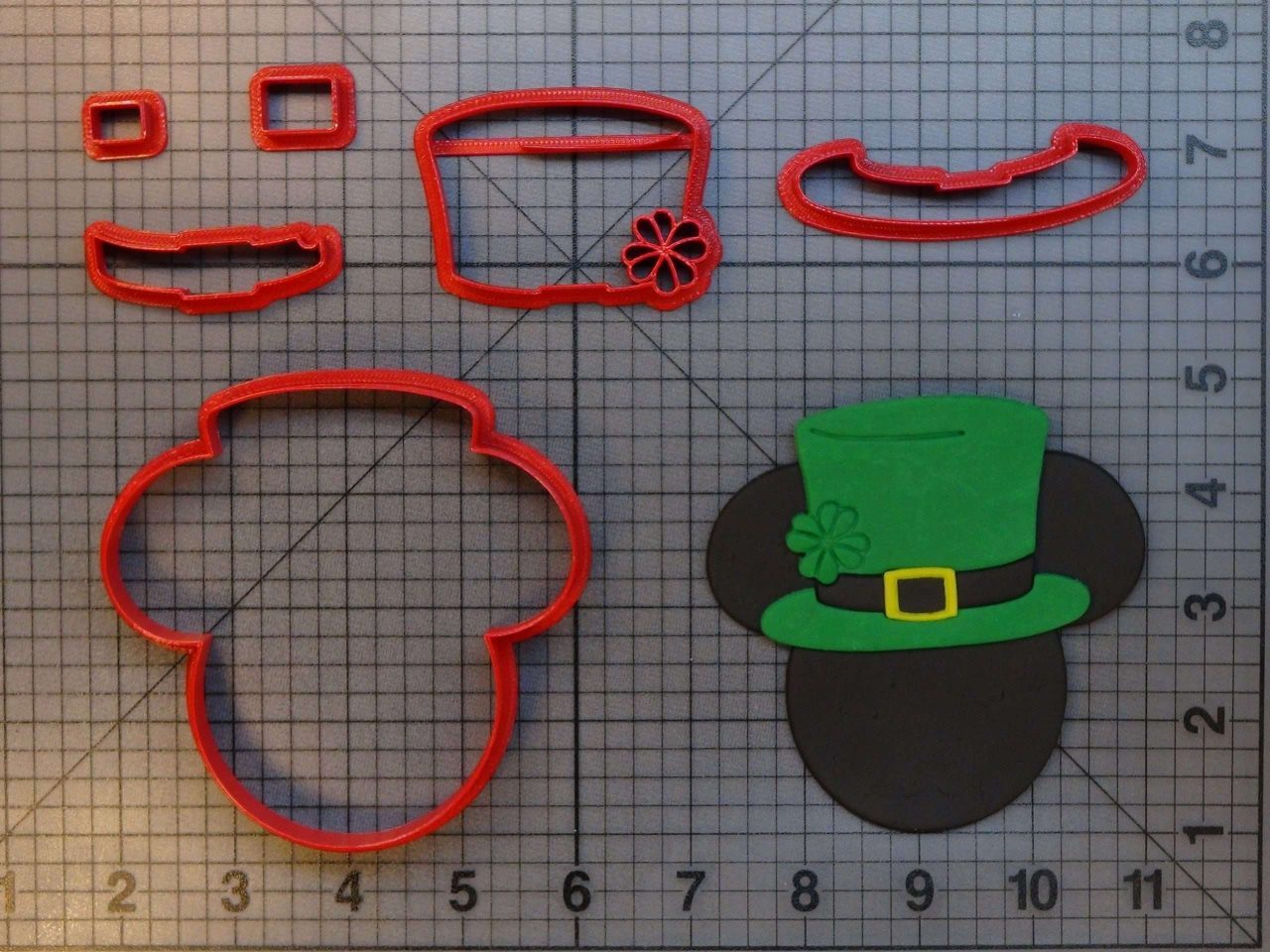 Mickey Mouse - St. Patrick's Day 266-A819 Cookie Cutter Set