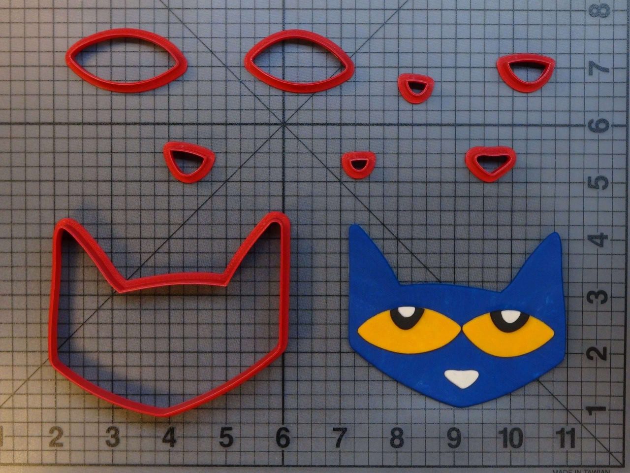 Pete The Cat 266-A809 Cookie Cutter Set