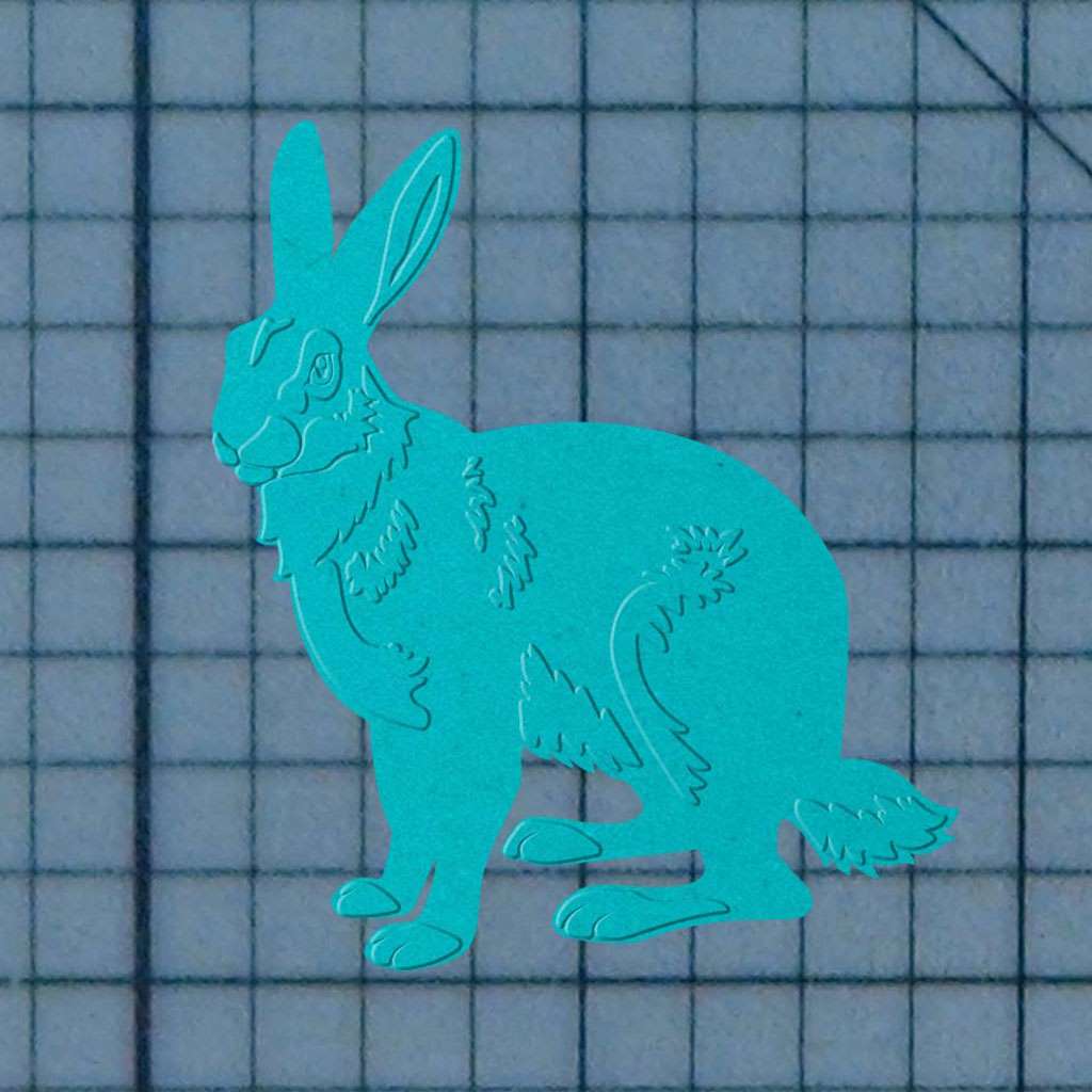 Rabbit 227-249 Cookie Cutter and Stamp