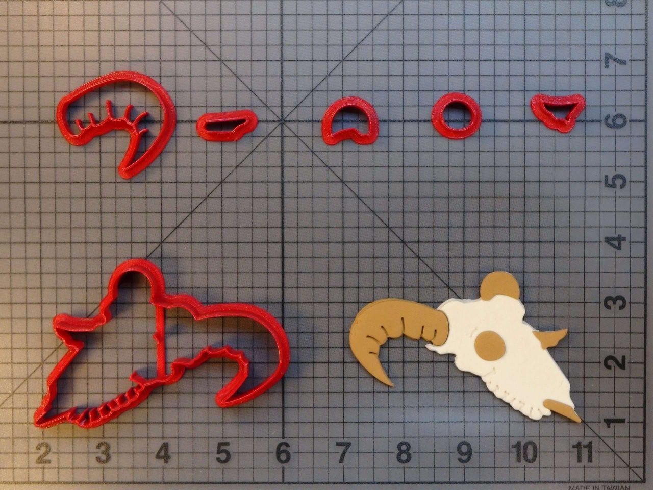 Ram Skull 266-A652 Cookie Cutter Set