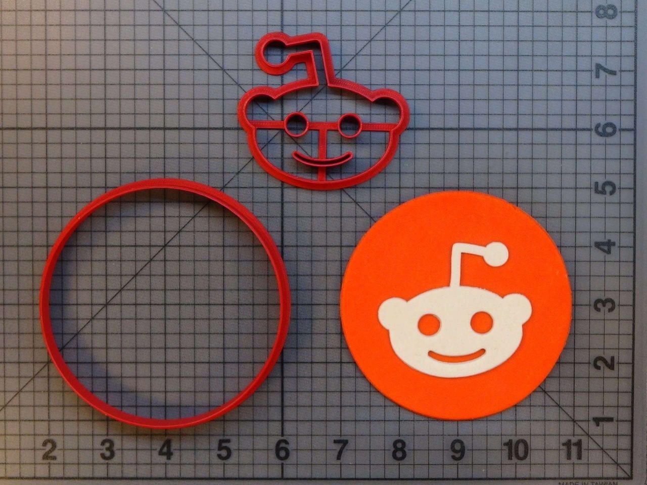 Reddit Logo 266-A778 Cookie Cutter Set