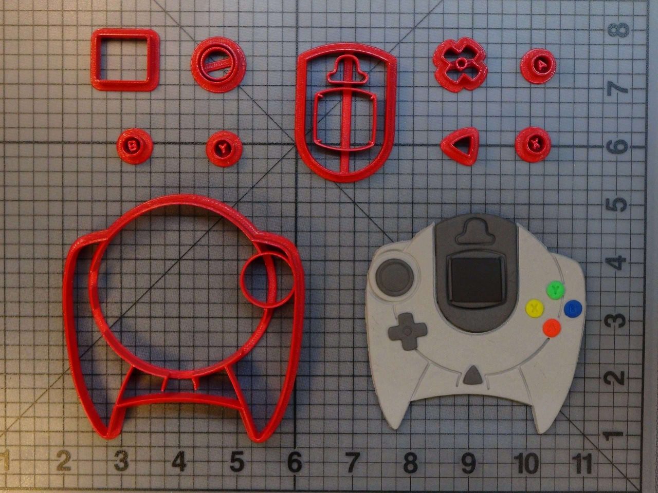 Sega Dreamcast Controller 266-A807 Cookie Cutter Set