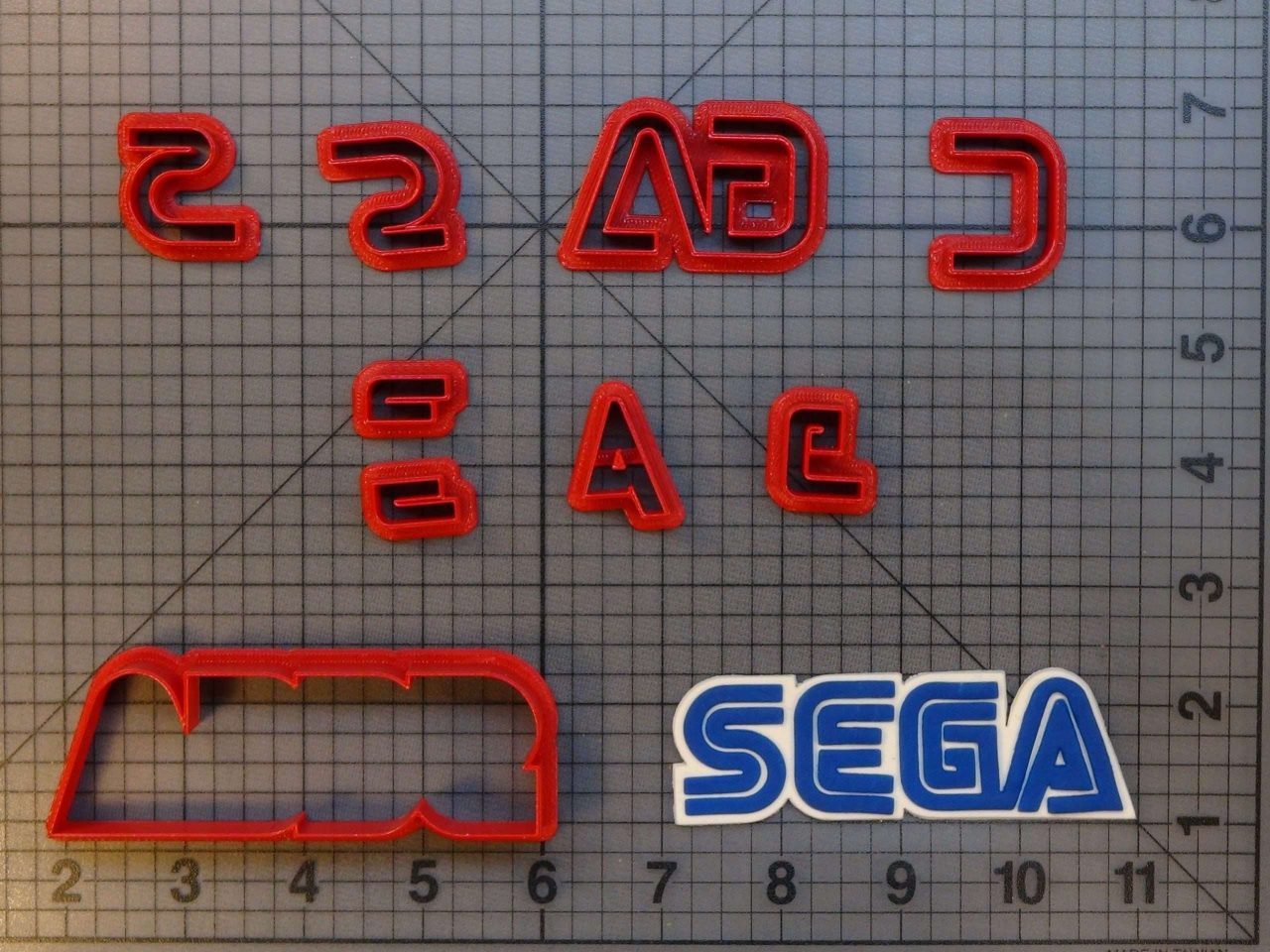 Sega Logo 266-A774 Cookie Cutter Set