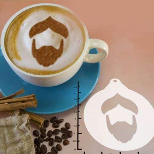 Sikh Man 263-067 Latte Art Stencil