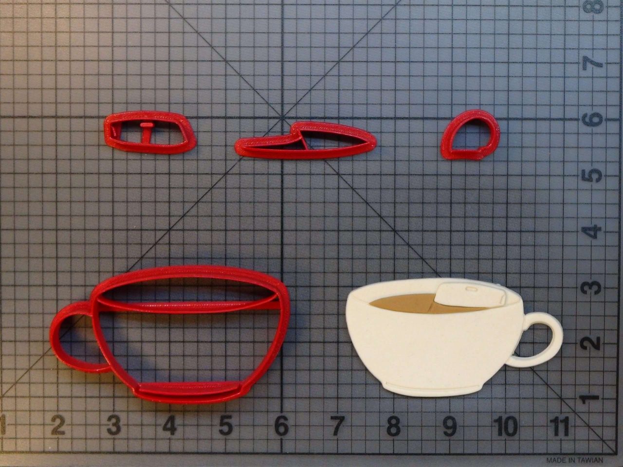 Tea Cup 266-A803 Cookie Cutter Set
