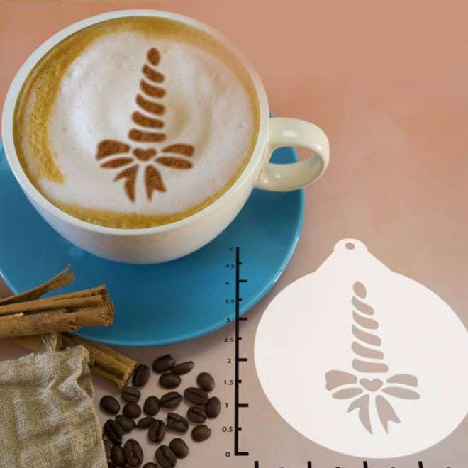 Unicorn Horn 263-050 Latte Art Stencil