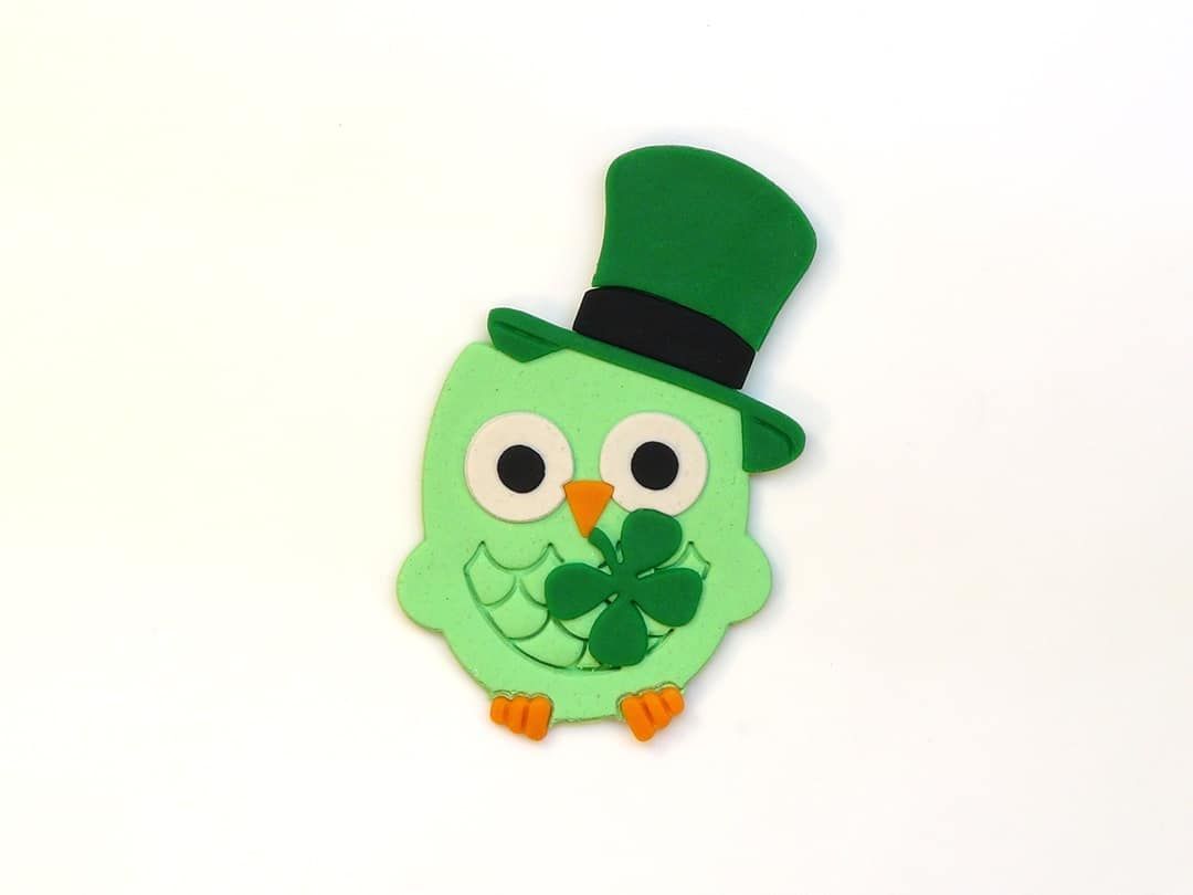 St Patricks Day Owl Cookie Cutter