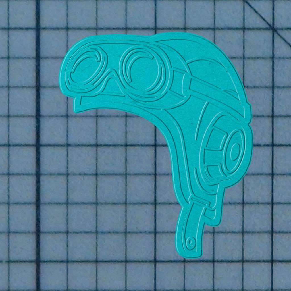 Aviator Hat 227-738 Cookie Cutter and Acrylic Stamp - Image 3