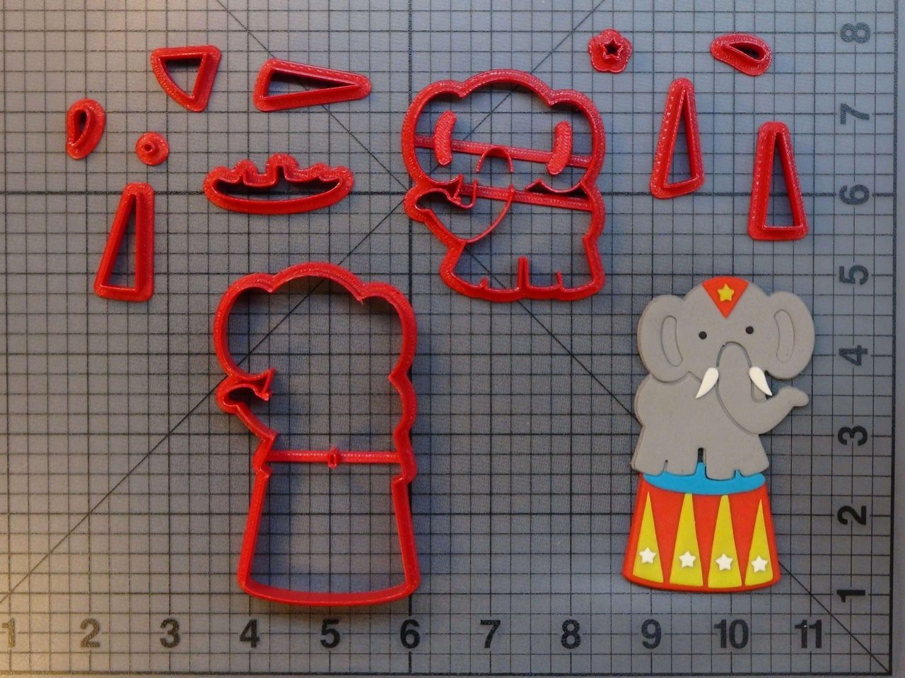 Circus Elephant 266-A920 Cookie Cutter Set
