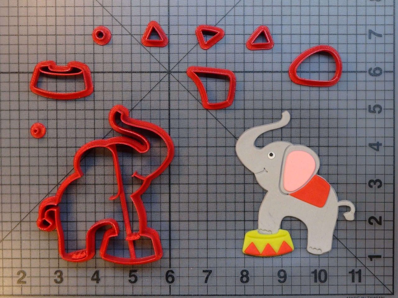 Circus Elephant 266-A921 Cookie Cutter Set