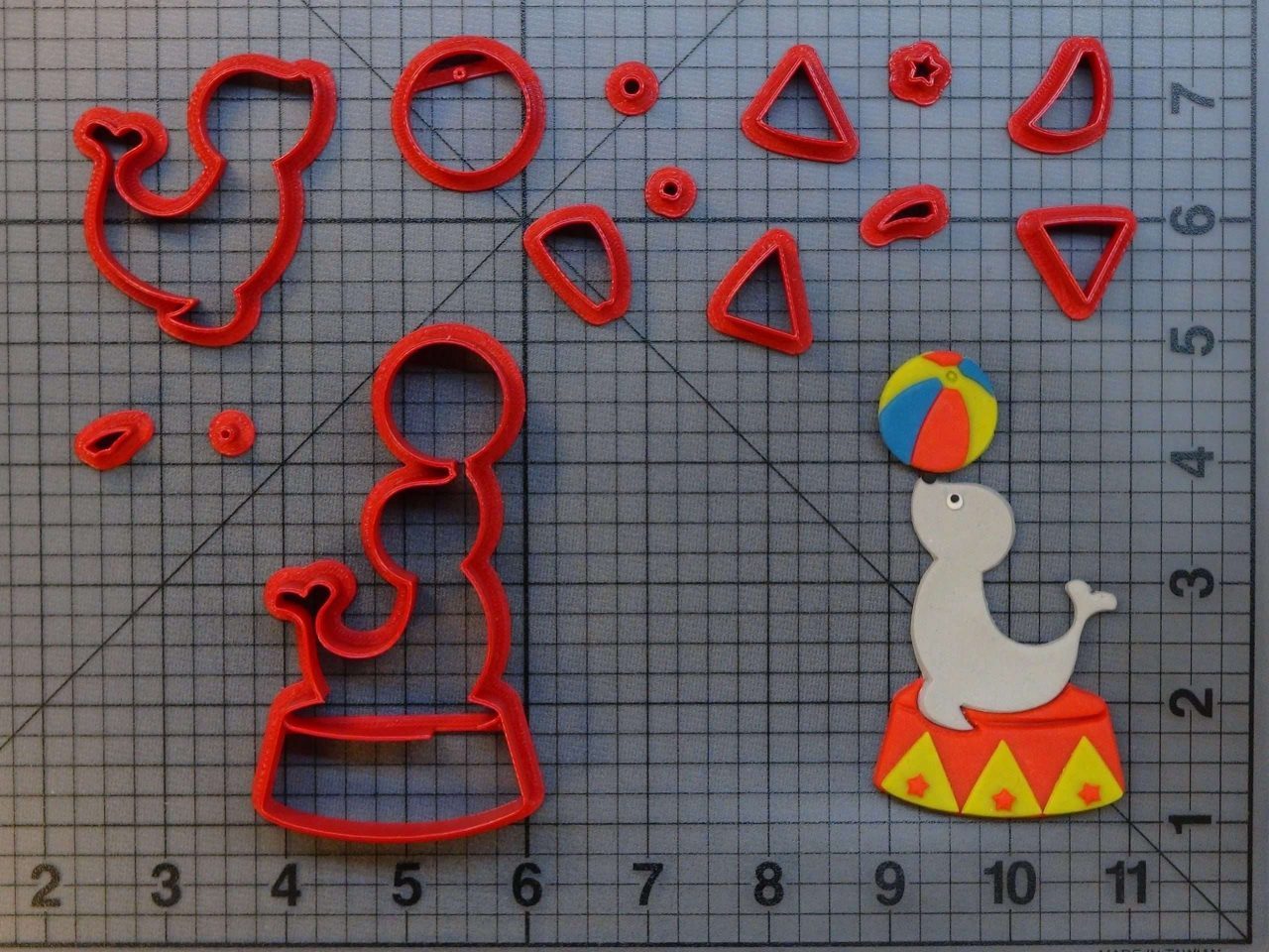 Circus Seal 266-A922 Cookie Cutter Set