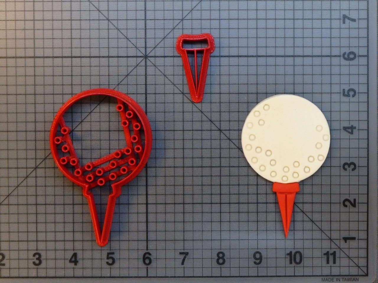 Golf Tee 266-A972 Cookie Cutter Set
