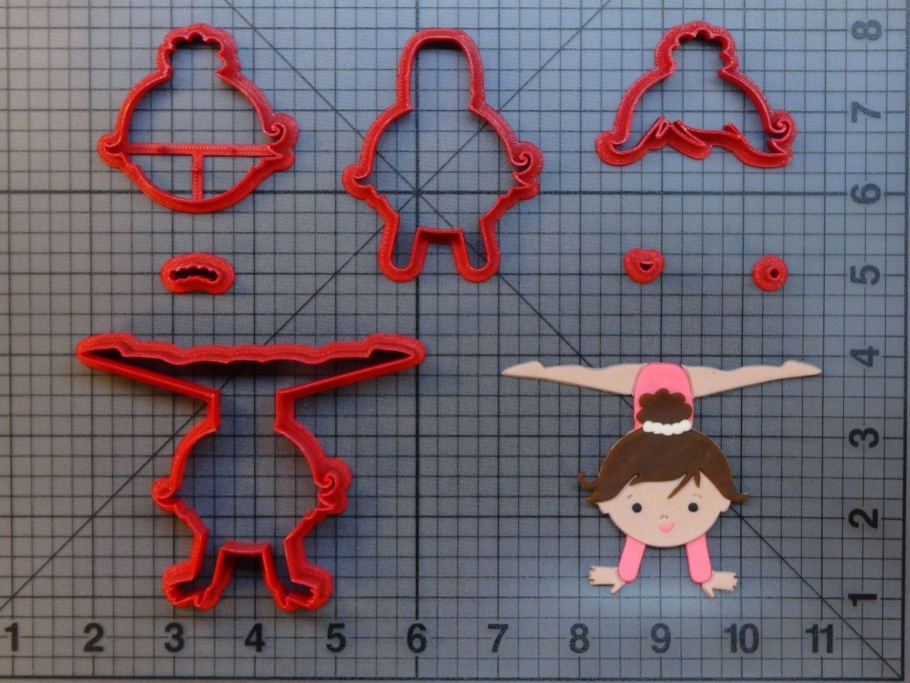 Gymnast 266-A926 Cookie Cutter Set