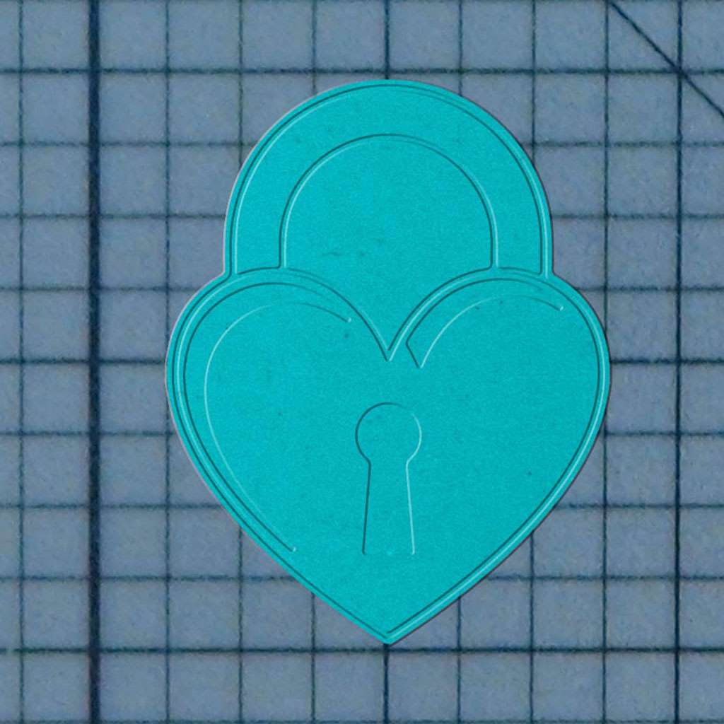 Heart Lock 227-741 Cookie Cutter and Stamp