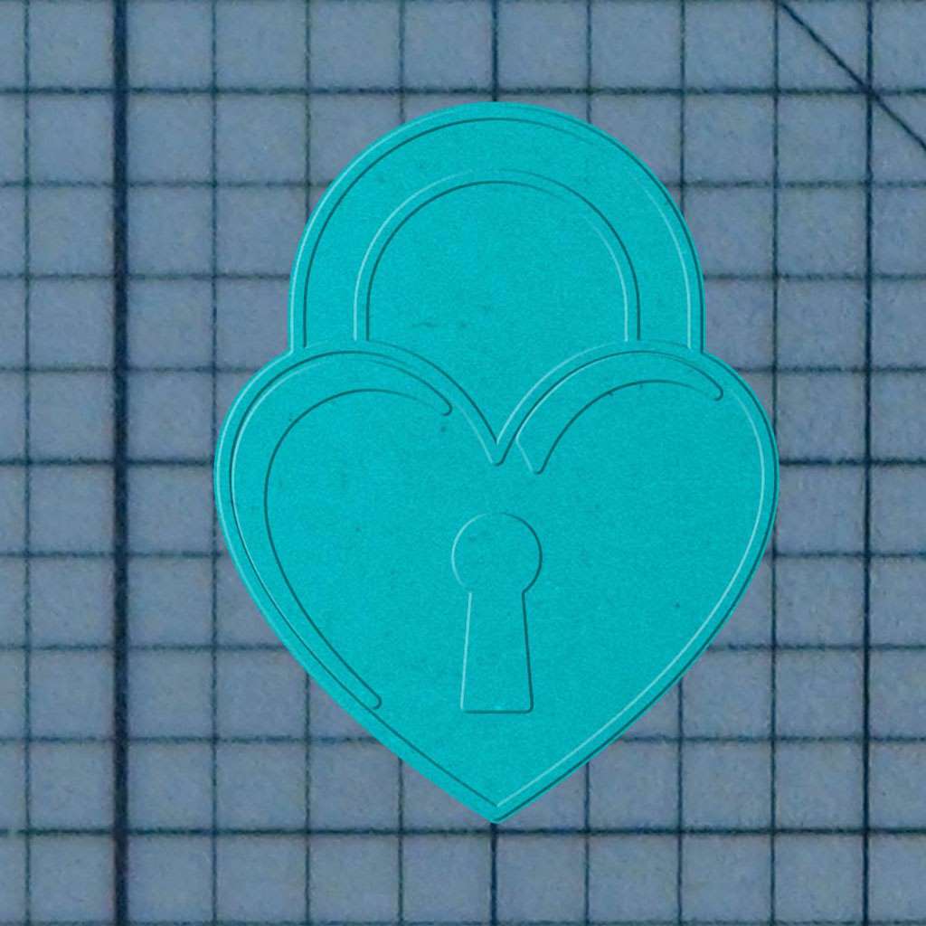 Heart Lock 227-741 Cookie Cutter and Stamp - Image 3